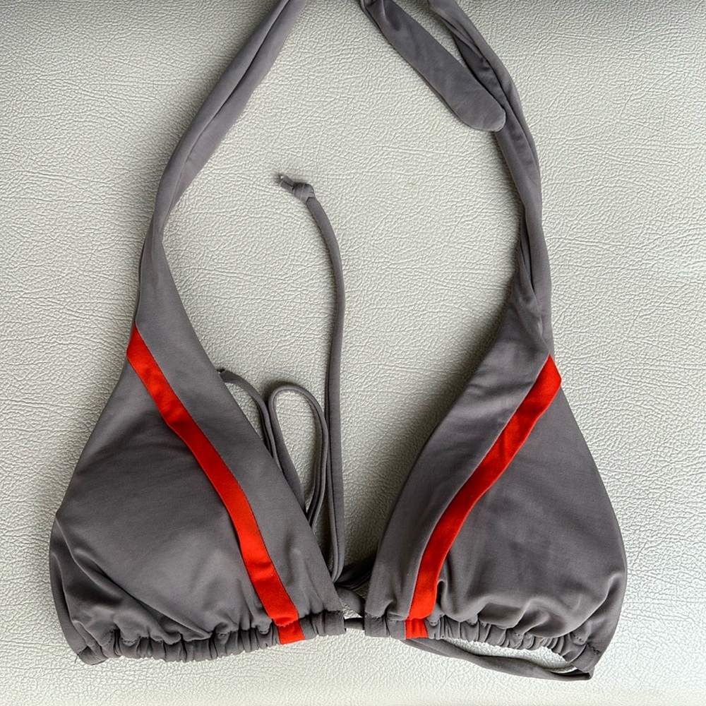 L space bikini top tan small